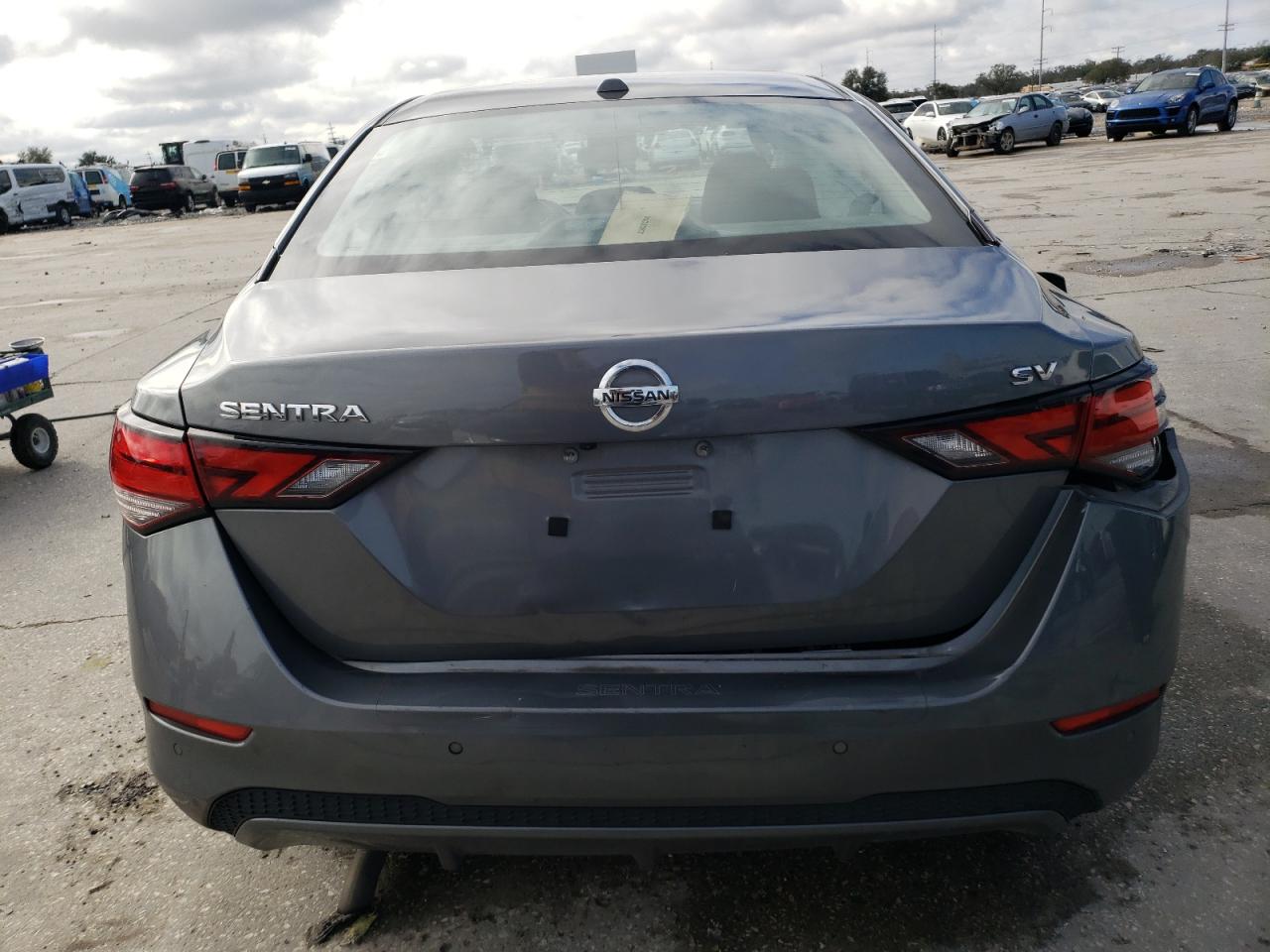2022 Nissan Sentra VIN 3N1AB8CV9NY236134 Copart auction photo, side damage thumbnail 6