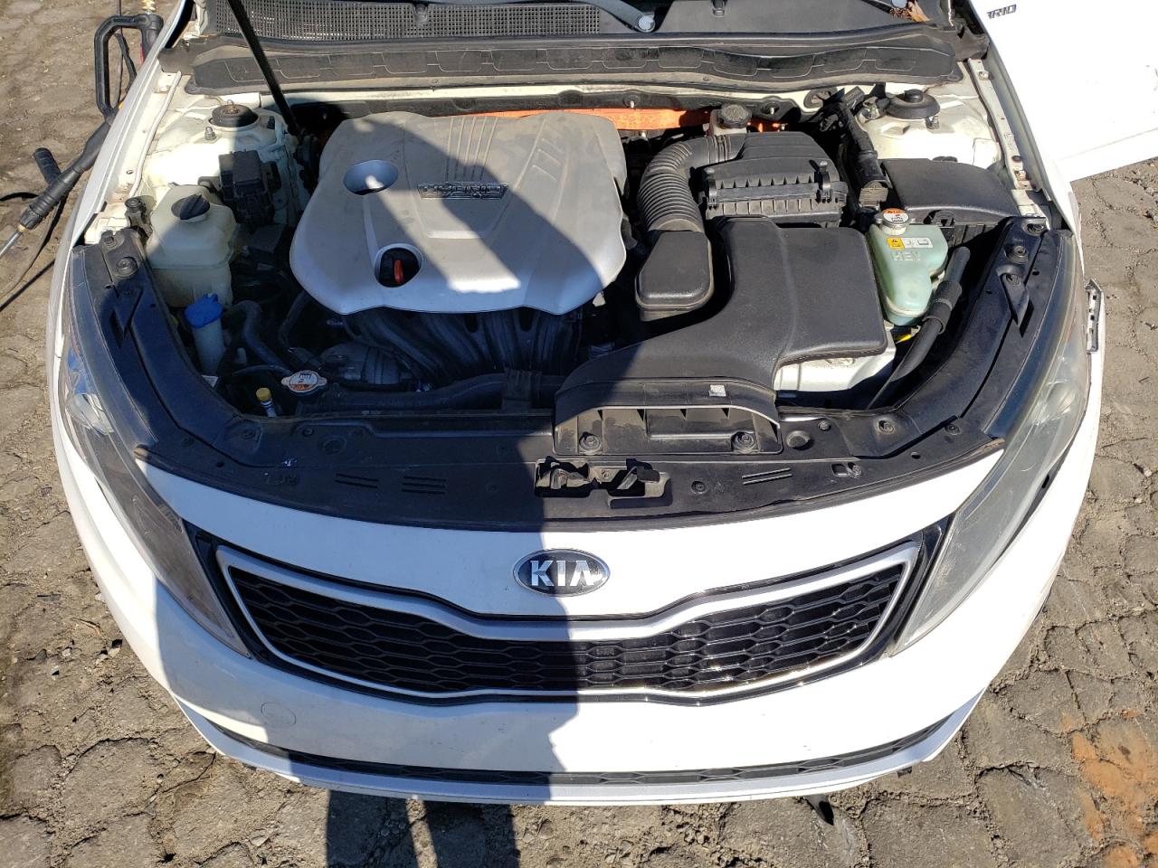 2013 KIA Optima VIN KNAGM4AD1D5042937 Copart auction photo, front end / side damage thumbnail 11