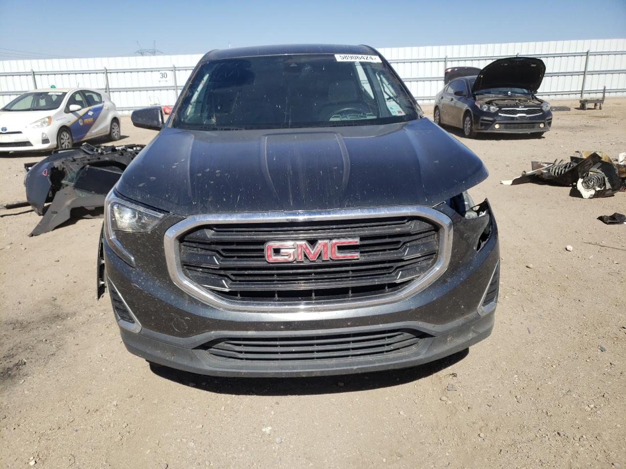 2021 GMC Terrain VIN 3GKALMEV1ML357823 Copart auction photo, all over damage thumbnail 5