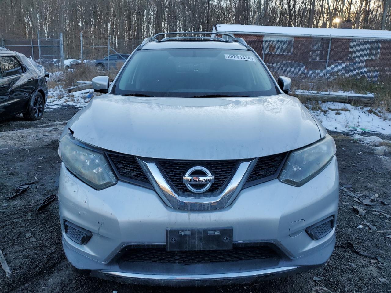 2015 Nissan Rogue VIN 5N1AT2MV4FC786501 Copart auction photo, front end / side damage thumbnail 5