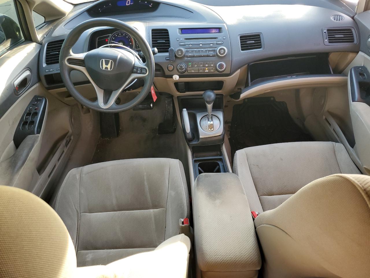 2009 Honda Civic VIN 19XFA16589E003216 Copart auction photo, side / front end damage thumbnail 8
