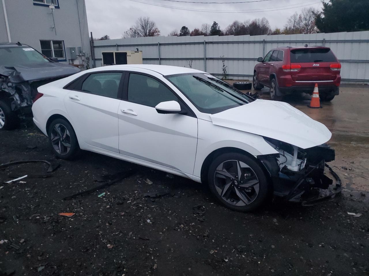 2023 Hyundai Elantra VIN 5NPLS4AG4PH105650 Copart auction photo, front end damage thumbnail 4