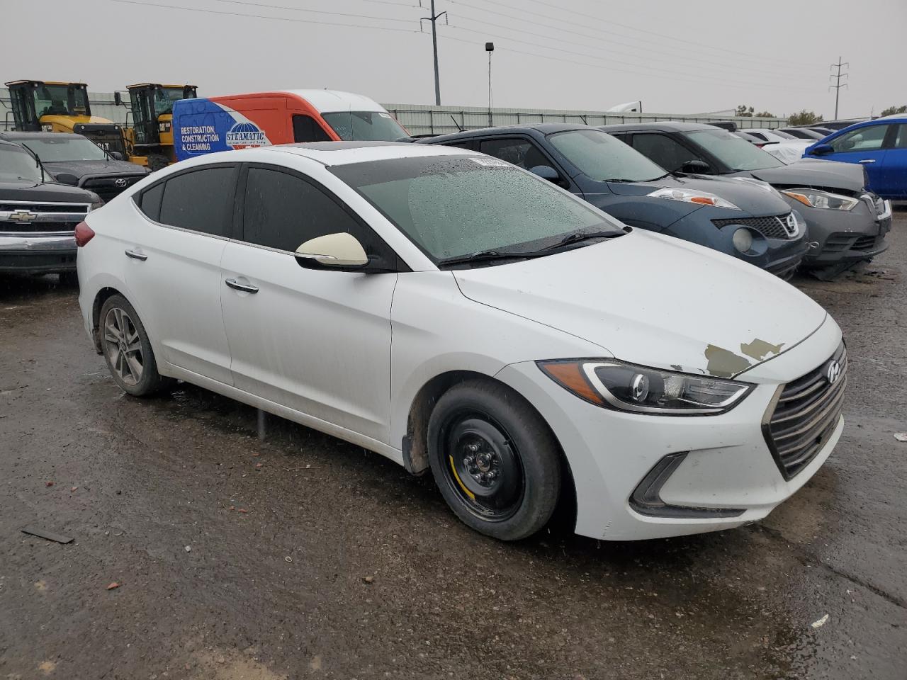 2017 Hyundai Elantra VIN 5NPD84LFXHH207463 Copart auction photo, front end damage thumbnail 4