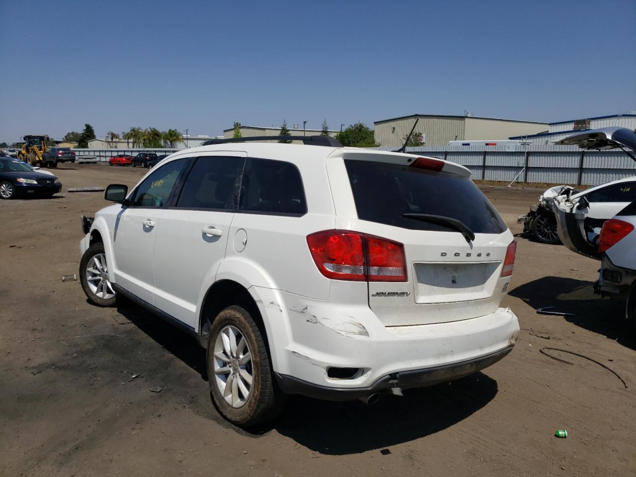 2015 Dodge Journey VIN 3C4PDCBG7FT742583 Copart auction photo, front end / undercarriage damage thumbnail 3