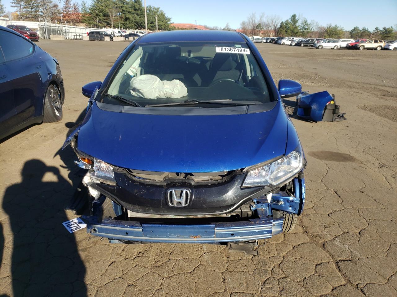 2017 Honda Fit VIN JHMGK5H51HS013196 Copart auction photo, front end damage thumbnail 5