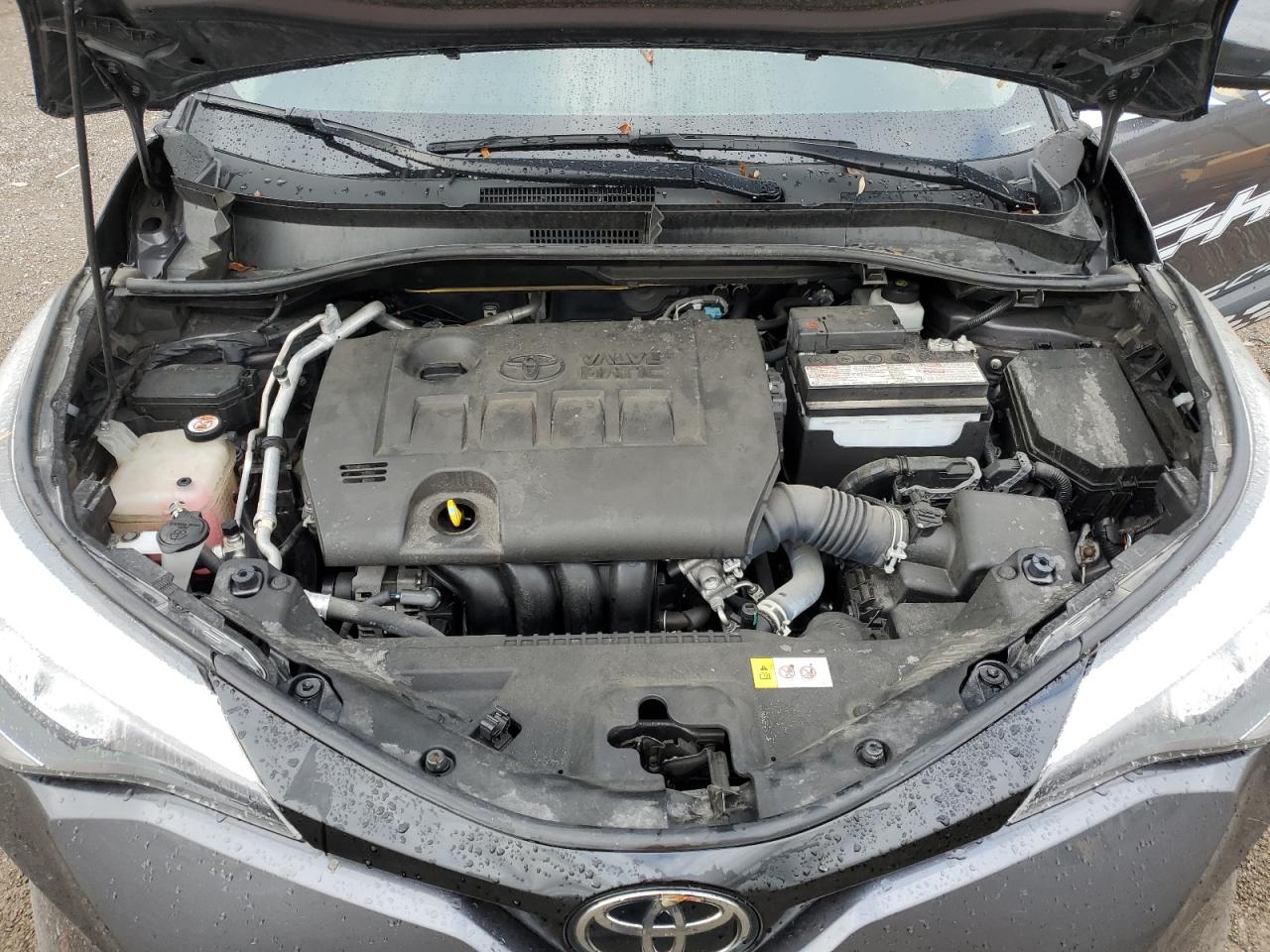 2021 Toyota C-HR VIN JTNKHMBX9M1120927 Copart auction photo, side / rear end damage thumbnail 11