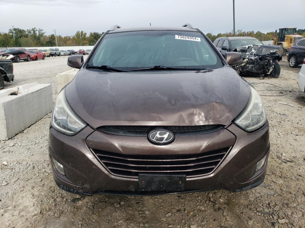 2015 Hyundai Tucson VIN KM8JUCAG8FU970956 Copart auction photo, side / front end damage thumbnail 5
