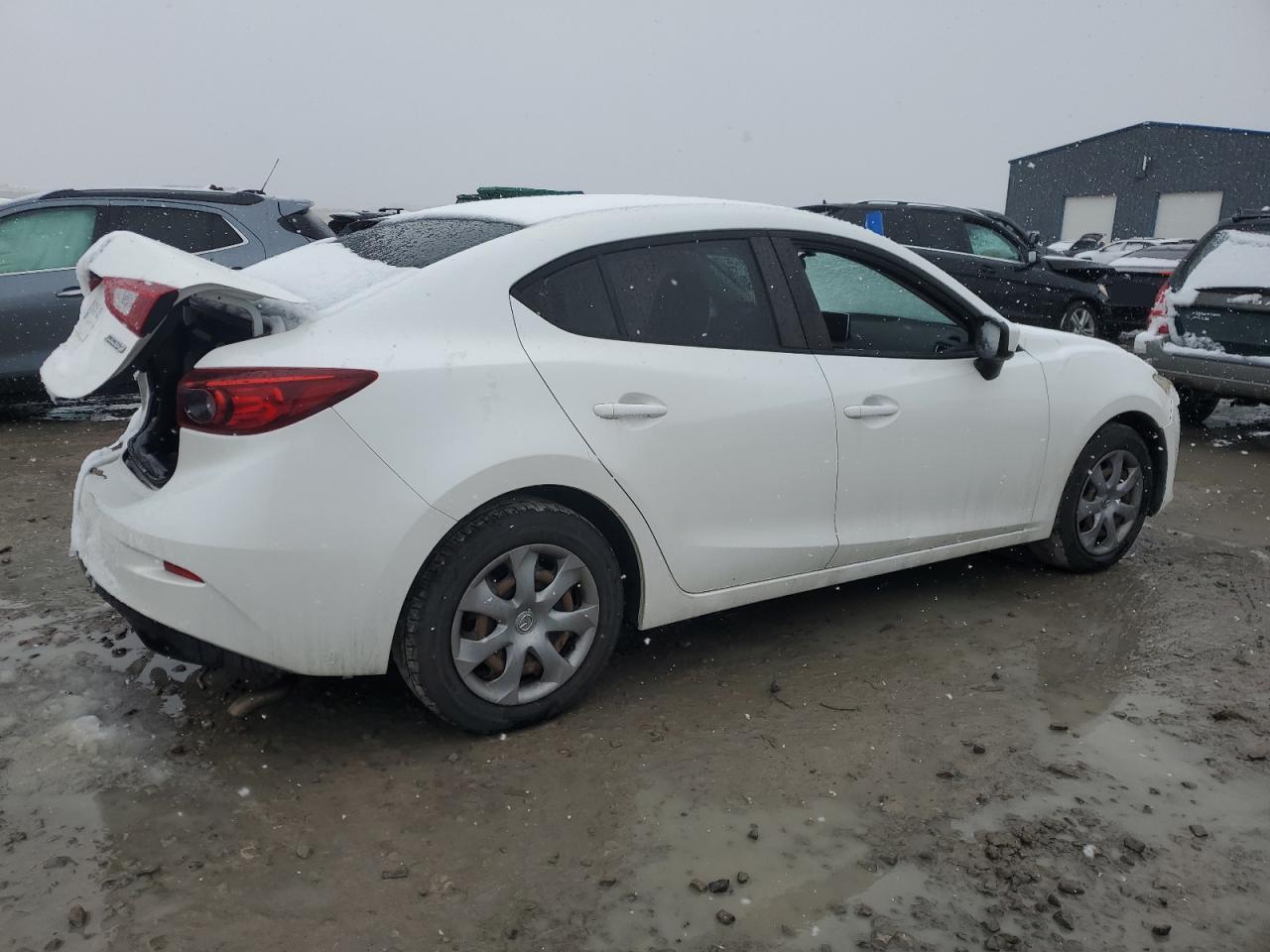 2016 Mazda 3 VIN JM1BM1T77G1301090 Copart auction photo, side damage thumbnail 3