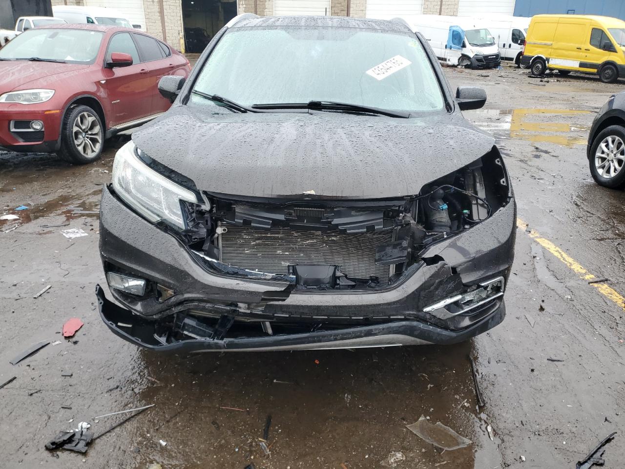 2015 Honda CR-V VIN 2HKRM4H77FH624765 Copart auction photo, front end damage thumbnail 5