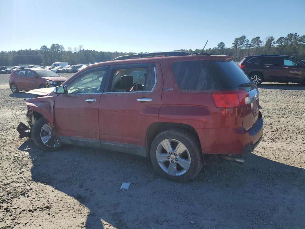 2014 GMC Terrain VIN 2GKFLWE37E6192866 Copart auction photo, front end damage thumbnail 2