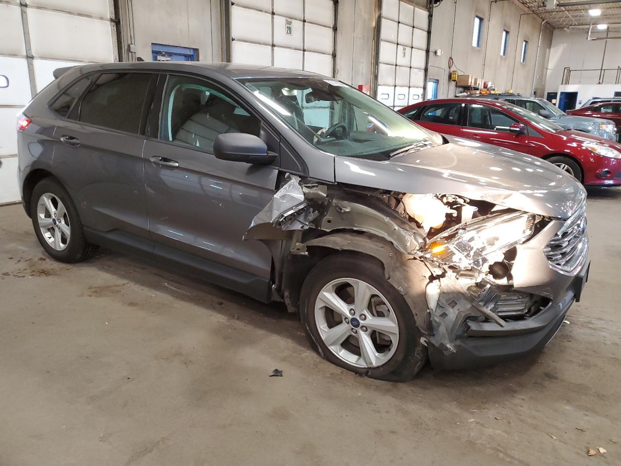 2021 Ford Edge VIN 2FMPK4G93MBA06850 Copart auction photo, all over damage thumbnail 4