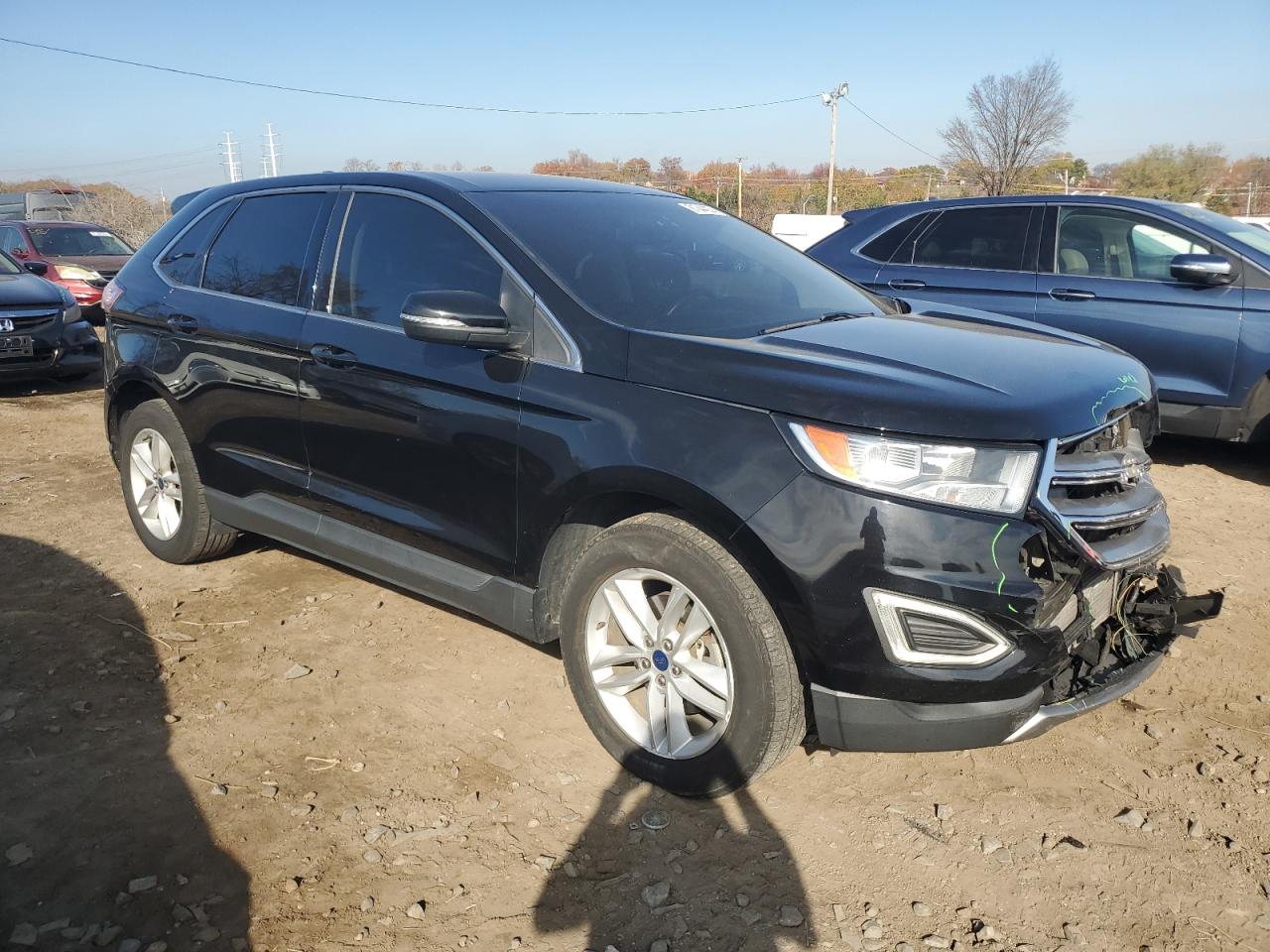 2017 Ford Edge VIN 2FMPK3J97HBC22662 Copart auction photo, front end damage thumbnail 4