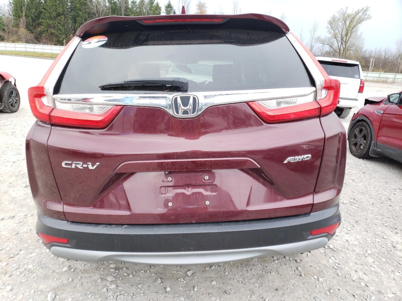 2017 Honda CR-V VIN 5J6RW2H84HL069208 Copart auction photo, front end / side damage thumbnail 6