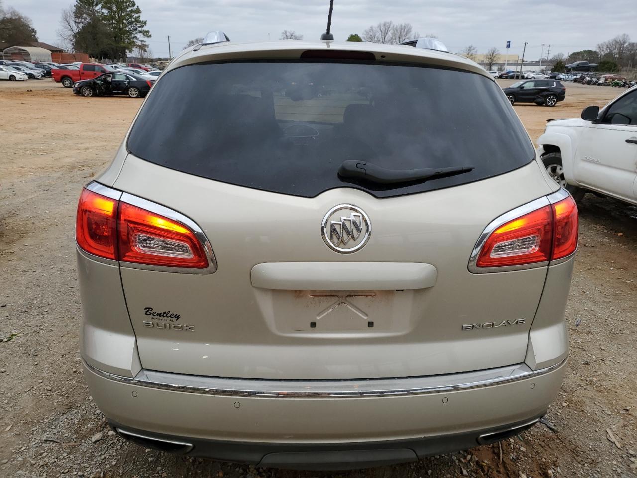 2013 Buick Enclave VIN 5GAKRCKD5DJ109068 Copart auction photo, front end / side damage thumbnail 6