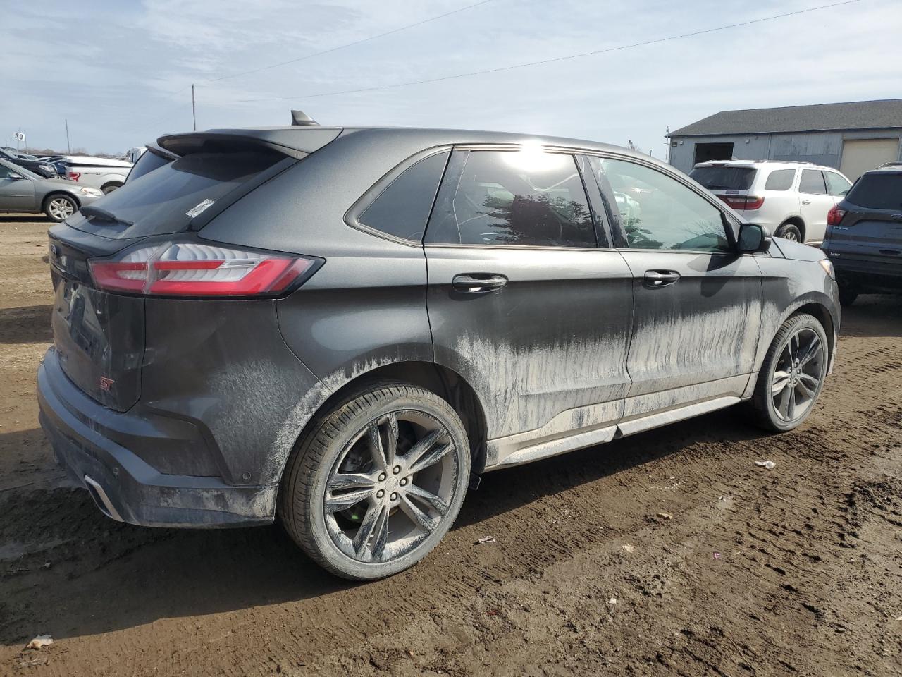 2020 Ford Edge VIN 2FMPK4AP6LBB50057 Copart auction photo, front end / side damage thumbnail 3