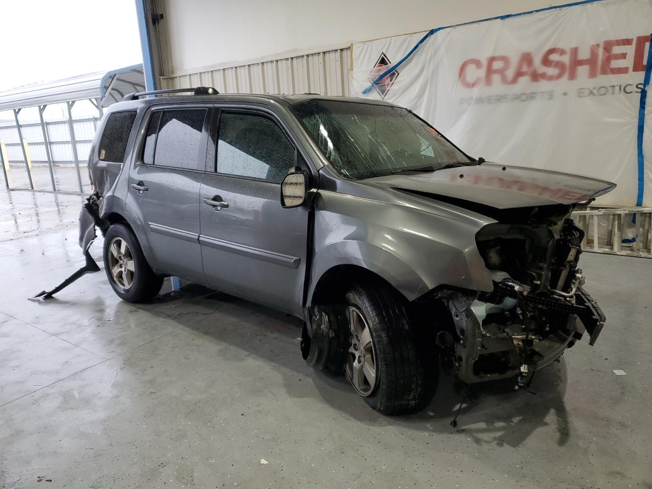 2010 Honda Pilot VIN 5FNYF3H5XAB011805 Copart auction photo, all over damage thumbnail 4