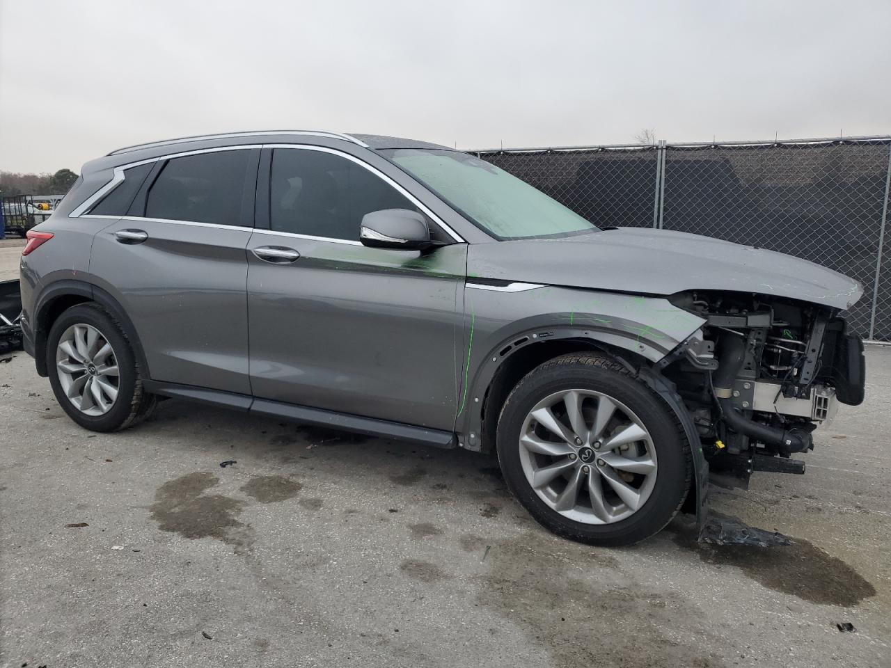 2020 Infiniti QX50 VIN 3PCAJ5M10LF117018 Copart auction photo, front end damage thumbnail 4