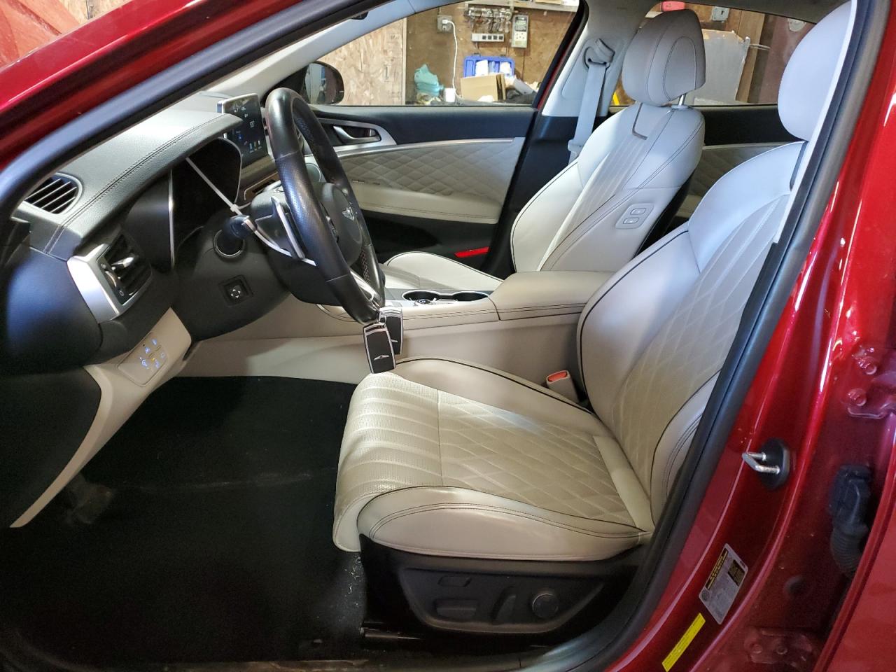 2021 Genesis G70 VIN KMTG44LA9MU071020 Copart auction photo, front end / rear end damage thumbnail 7