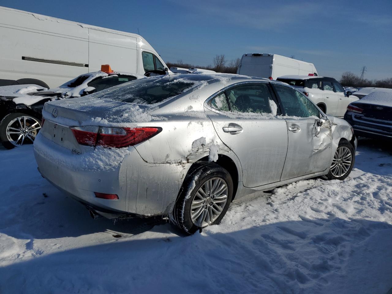 2014 Lexus ES VIN JTHBK1GG6E2113053 Copart auction photo, mechanical / all over damage thumbnail 3