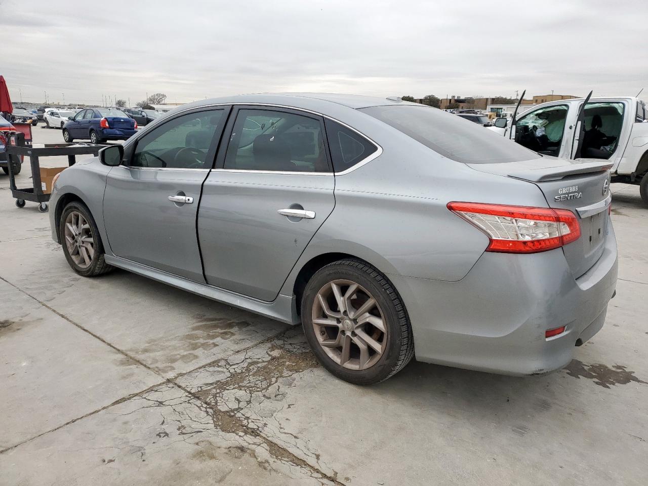 2014 Nissan Sentra VIN 3N1AB7AP1EY323976 Copart auction photo, front end / side damage thumbnail 2
