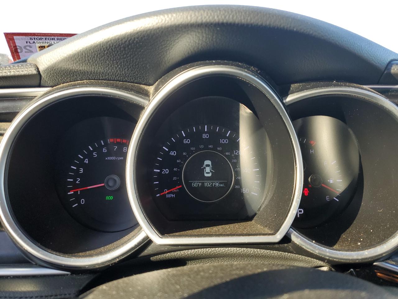 2015 KIA Optima VIN 5XXGN4A75FG433209 Copart auction photo, rear end damage thumbnail 9