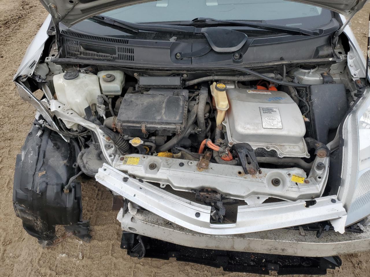 2009 Toyota Prius VIN JTDKB20U693515050 Copart auction photo, front end / rear end damage thumbnail 12