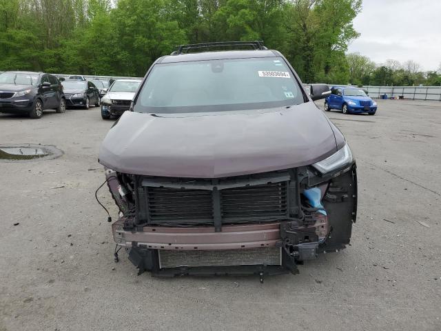 2022 Chevrolet Traverse VIN 1GNEVKKW2NJ191739 Copart auction photo, side / front end damage thumbnail 5
