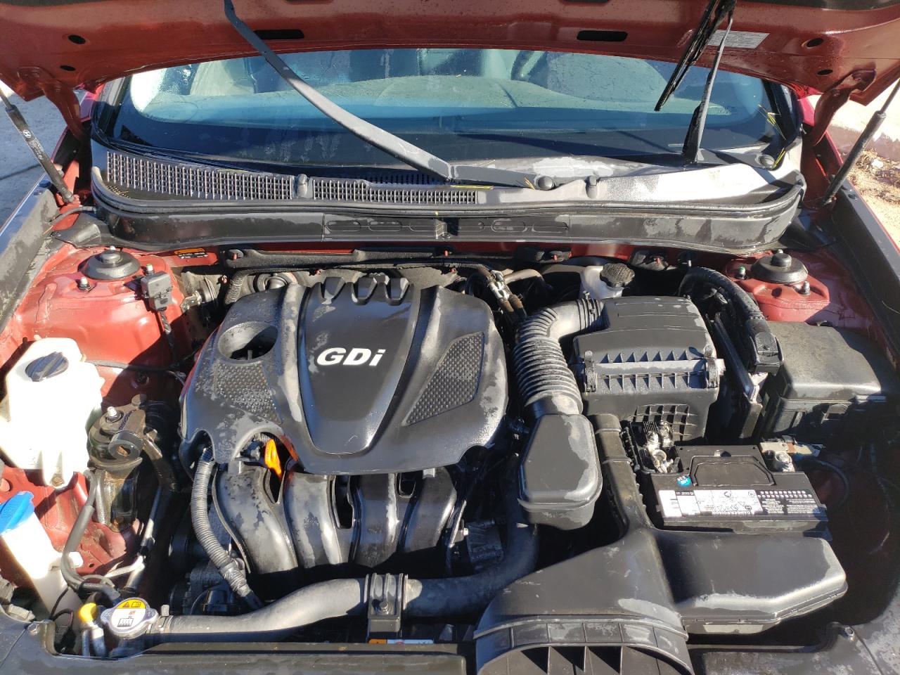 2014 Hyundai Sonata VIN 5NPEB4AC7EH893035 Copart auction photo, vandalism damage thumbnail 11
