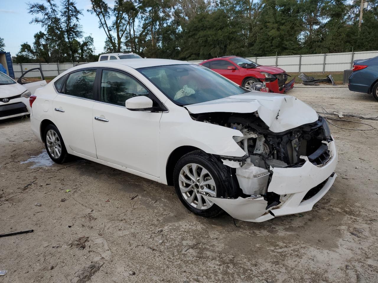 2019 Nissan Sentra VIN 3N1AB7AP0KY345480 Copart auction photo, front end damage thumbnail 4