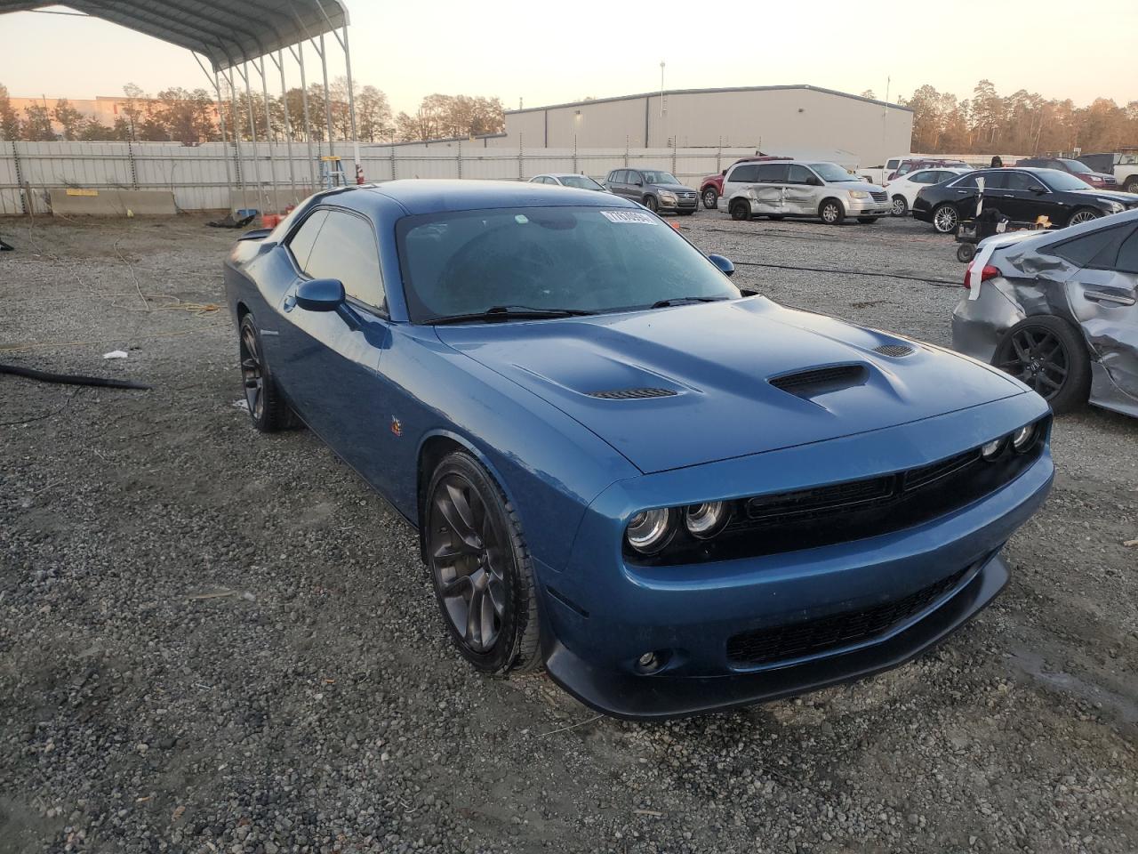 2021 Dodge Challenger VIN 2C3CDZFJ6MH513569 Copart auction photo, top/roof damage thumbnail 4
