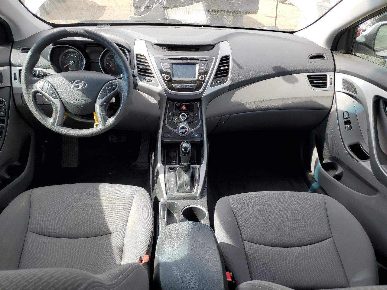 2014 Hyundai Elantra VIN KMHDH4AE5EU107472 Copart auction photo, vandalism damage thumbnail 8