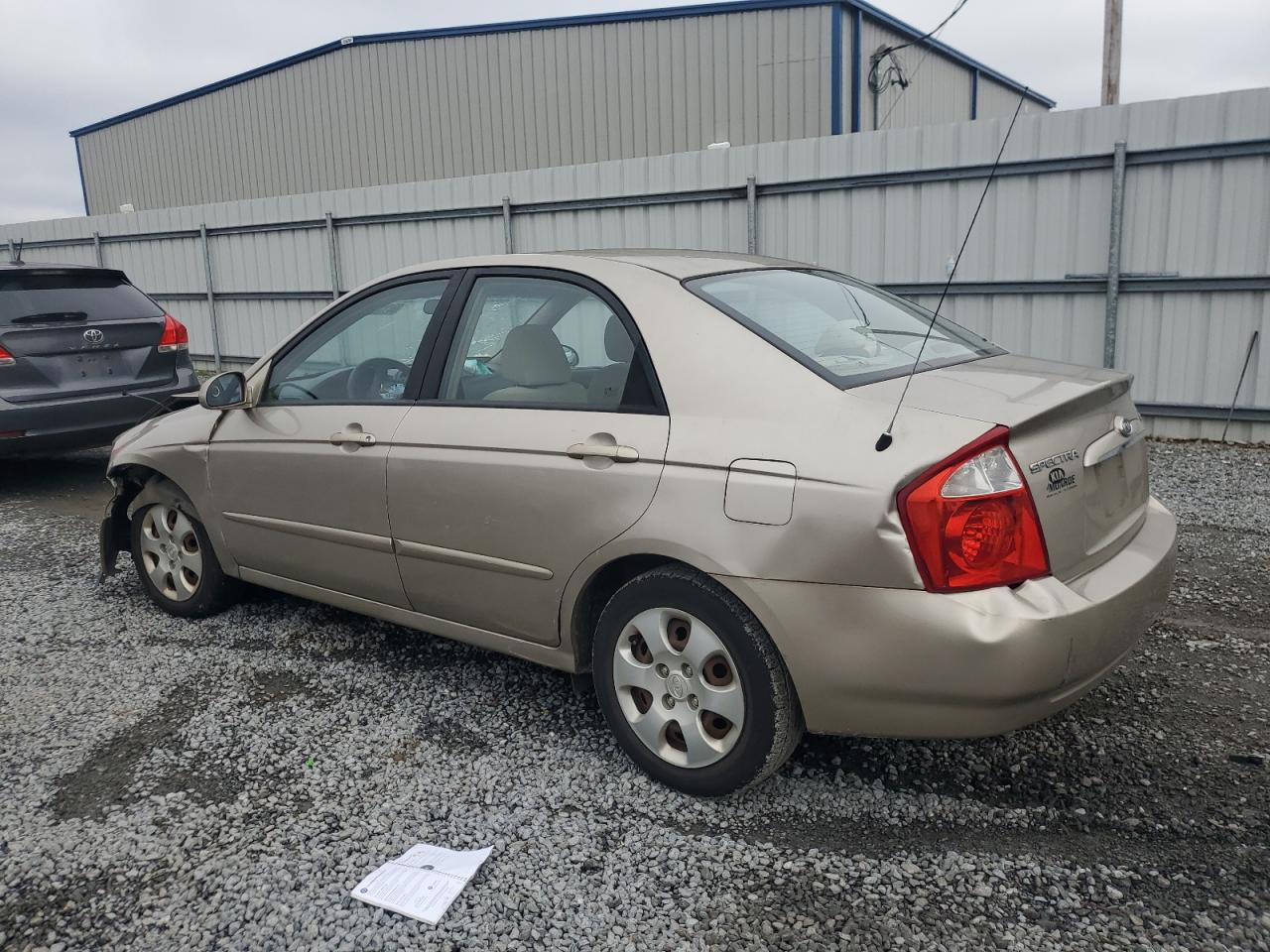 2006 KIA Spectra VIN KNAFE121465285575 Copart auction photo, front end / minor dent/scratches damage thumbnail 2