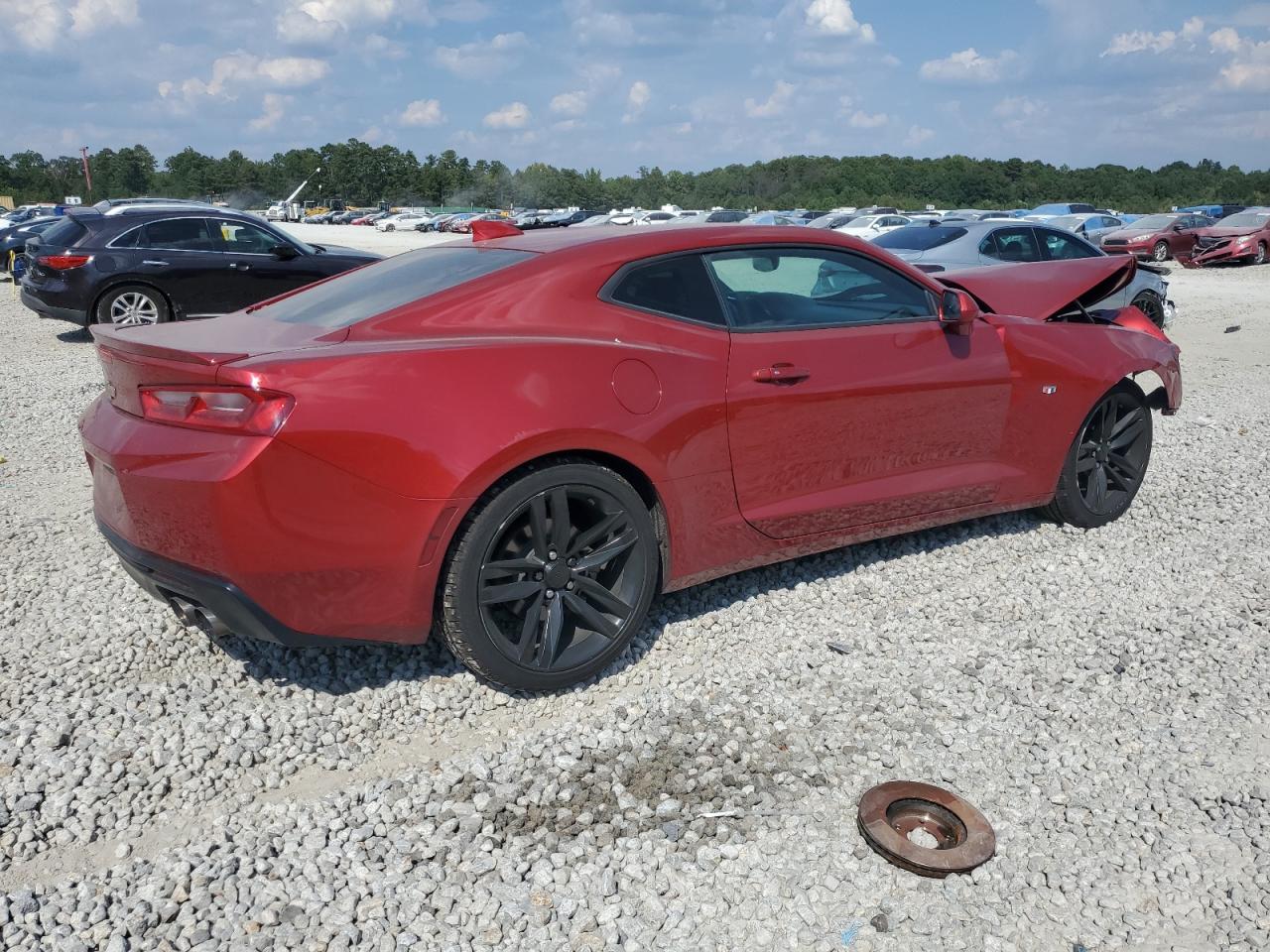 2017 Chevrolet Camaro VIN 1G1FB1RS7H0109221 Copart auction photo, front end / side damage thumbnail 3
