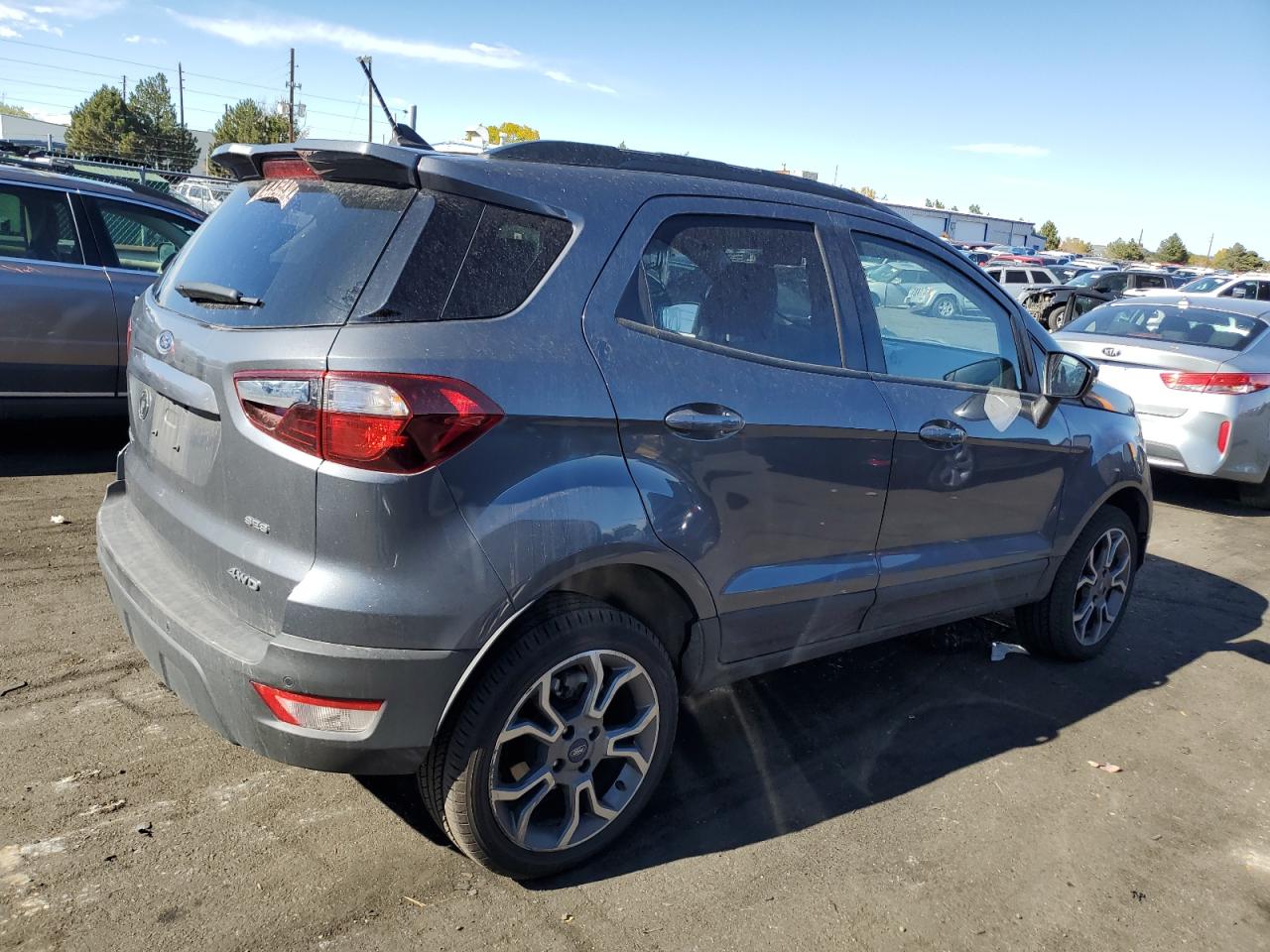 2020 Ford EcoSport VIN MAJ6S3JL7LC389520 Copart auction photo, side / front end damage thumbnail 3