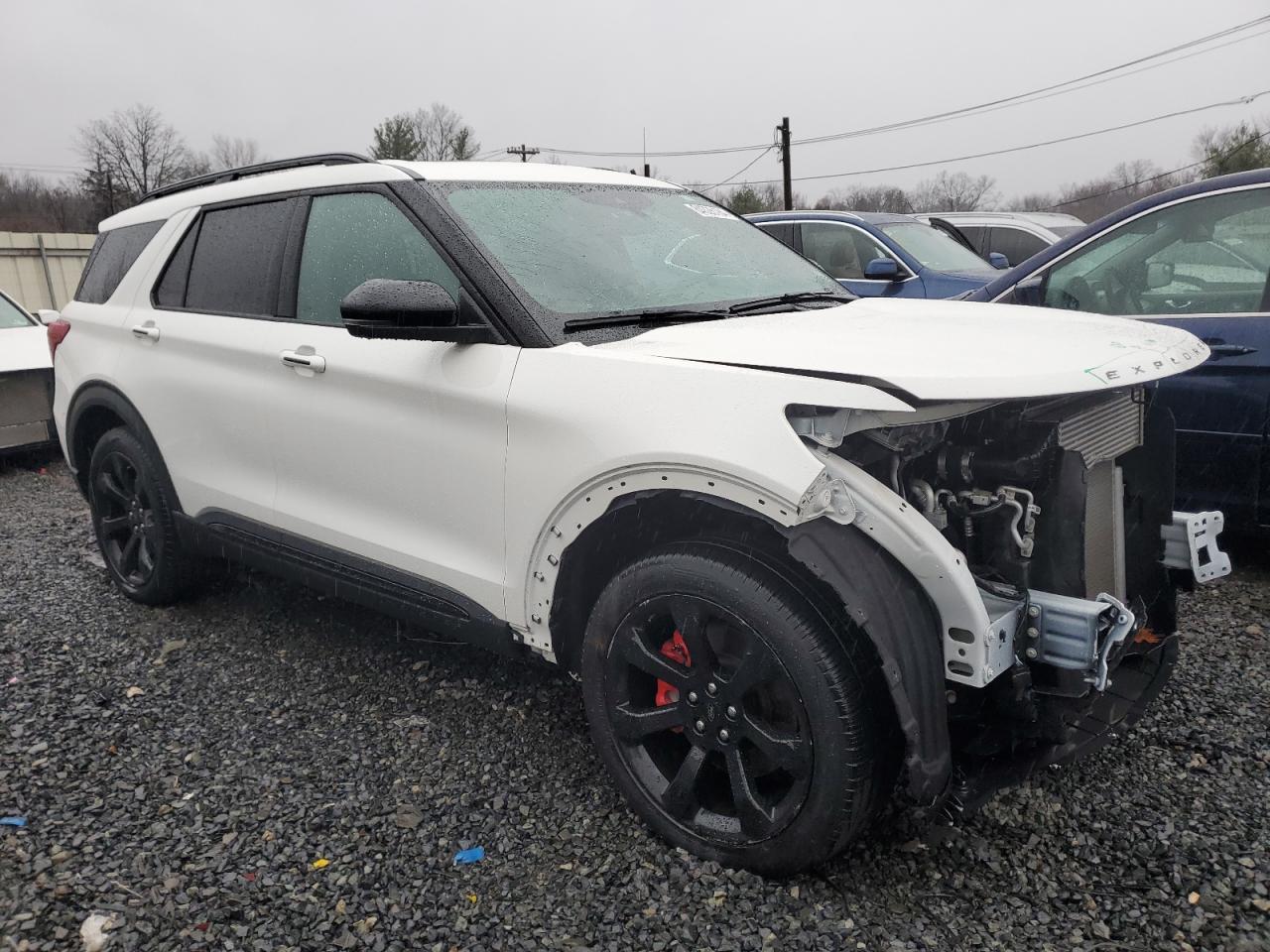 2021 Ford Explorer VIN 1FM5K8GC1MGB10420 Copart auction photo, front end damage thumbnail 4