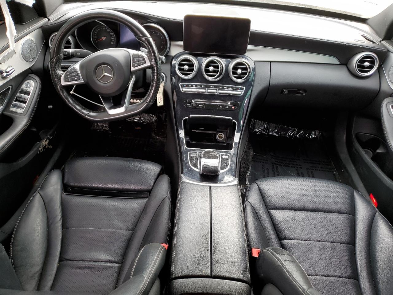 2015 Mercedes-Benz C-klasse VIN 55SWF4KB9FU026846 Copart auction photo, rear end / side damage thumbnail 8