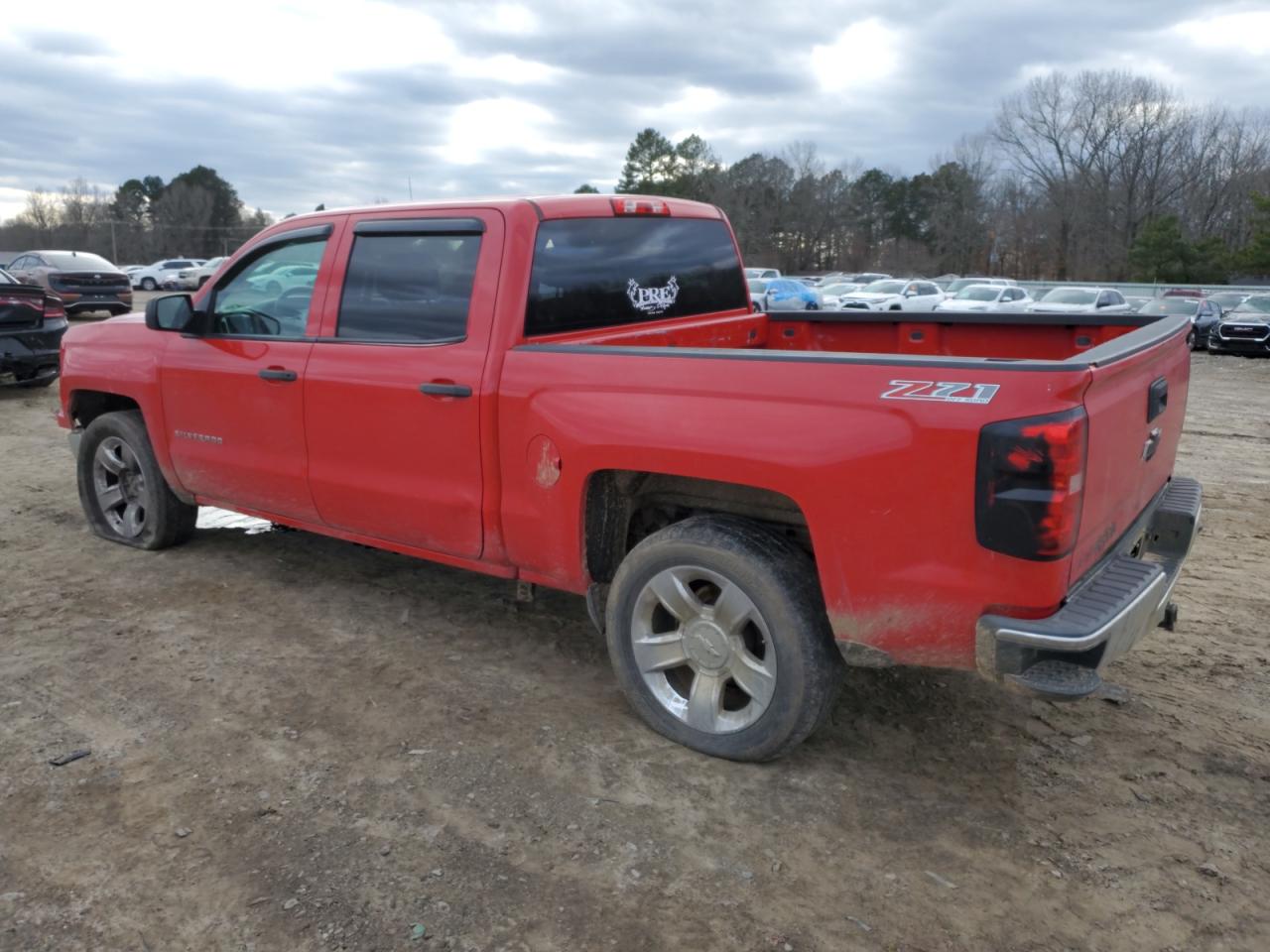 2014 Chevrolet Silverado VIN 3GCUKRECXEG429930 Copart auction photo, all over damage thumbnail 2