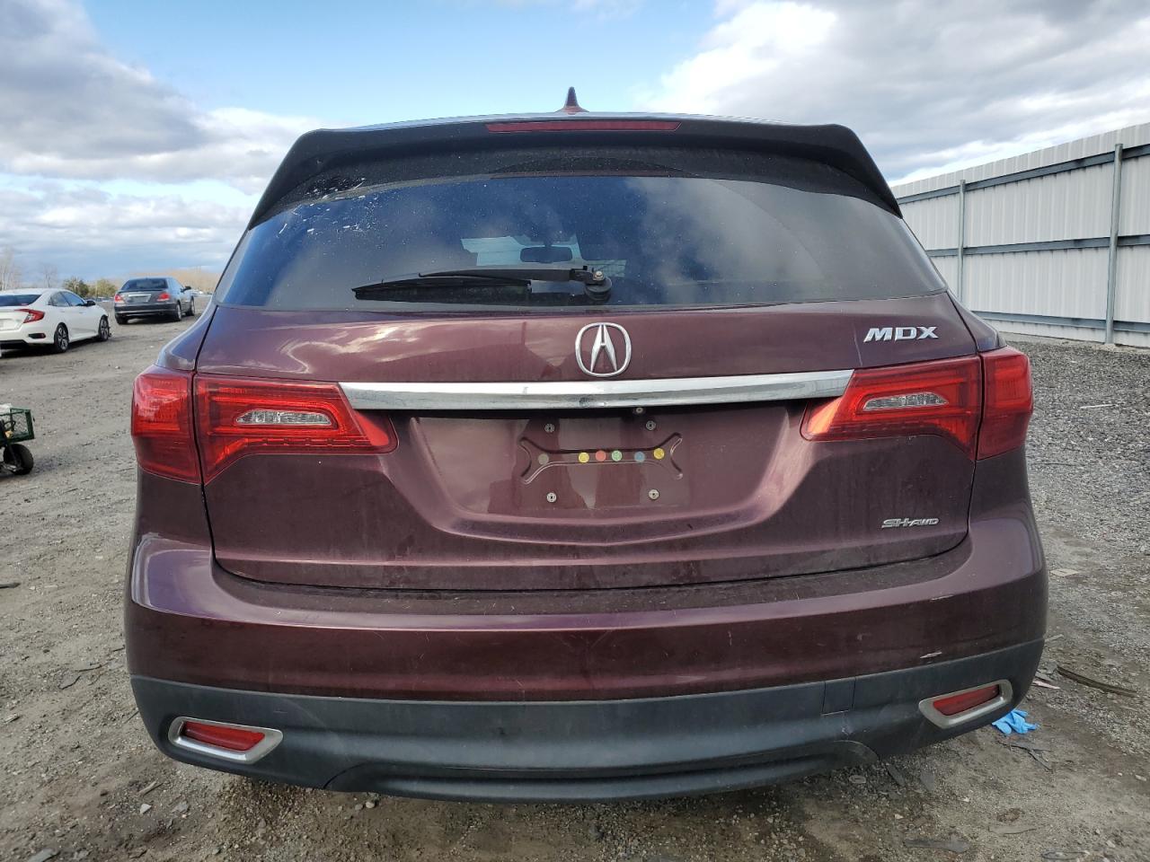 2015 Acura MDX VIN 5FRYD4H21FB015572 Copart auction photo, front end damage thumbnail 6