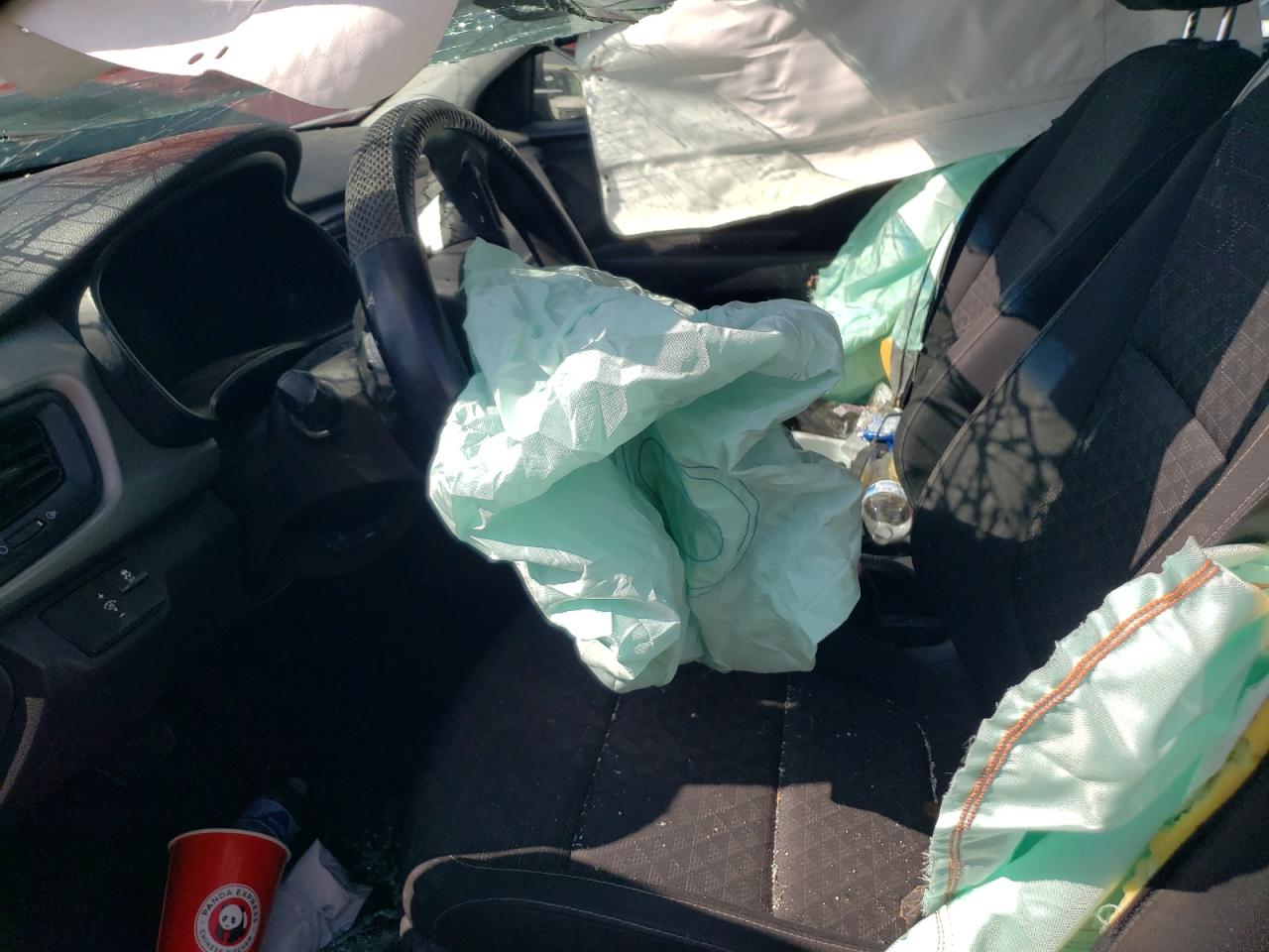 2020 KIA Rio VIN 3KPA24AD8LE337566 Copart auction photo, all over damage thumbnail 7