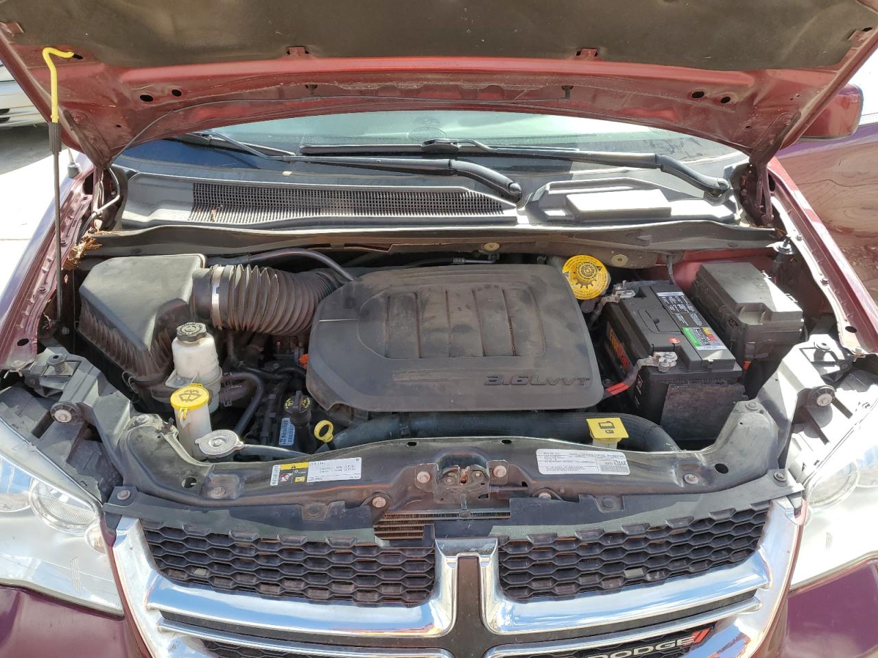 2019 Dodge Caravan VIN 2C4RDGCG8KR543568 Copart auction photo, side / rear end damage thumbnail 12