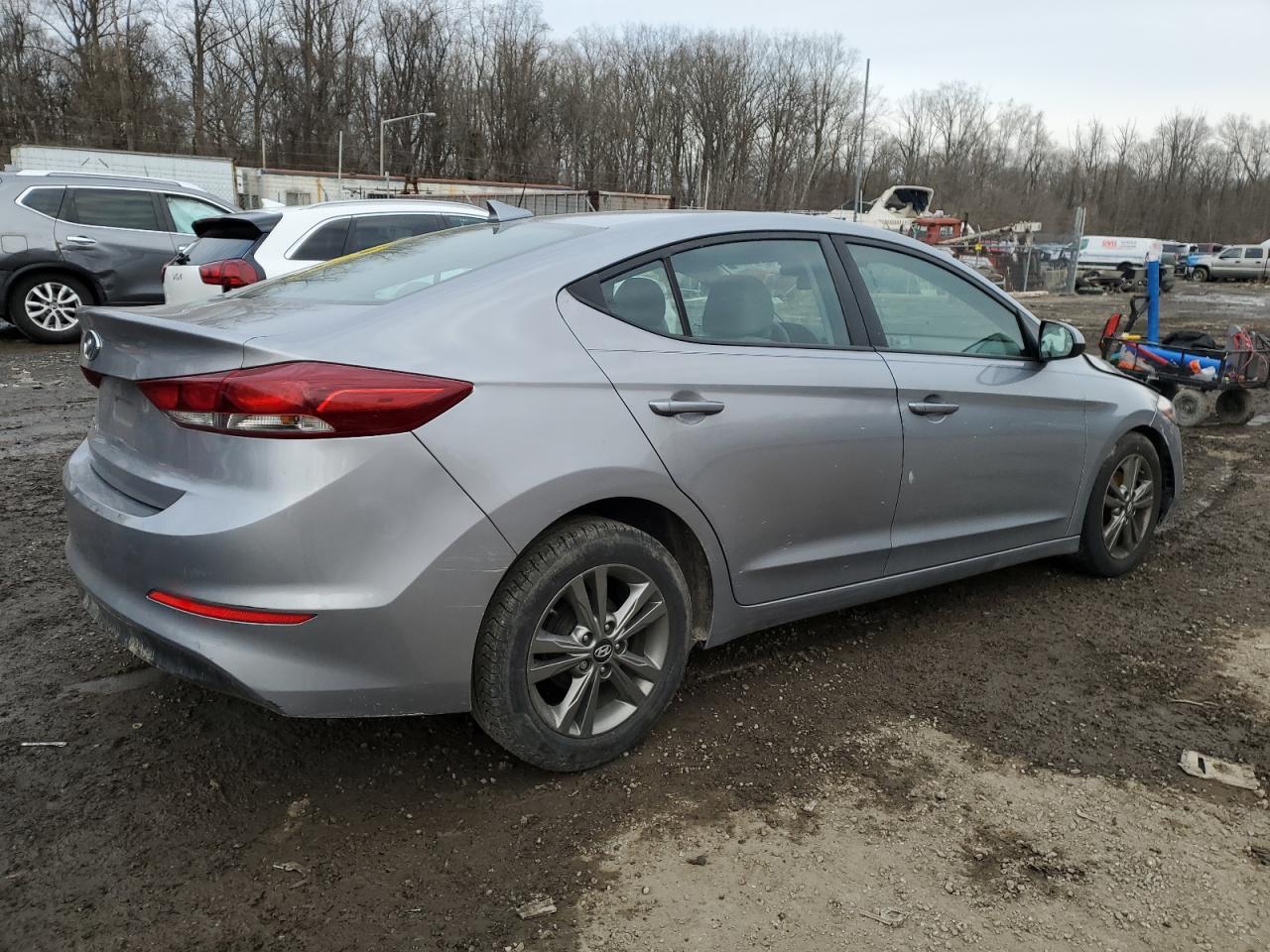 2017 Hyundai Elantra VIN 5NPD84LF7HH193487 Copart auction photo, front end / side damage thumbnail 3