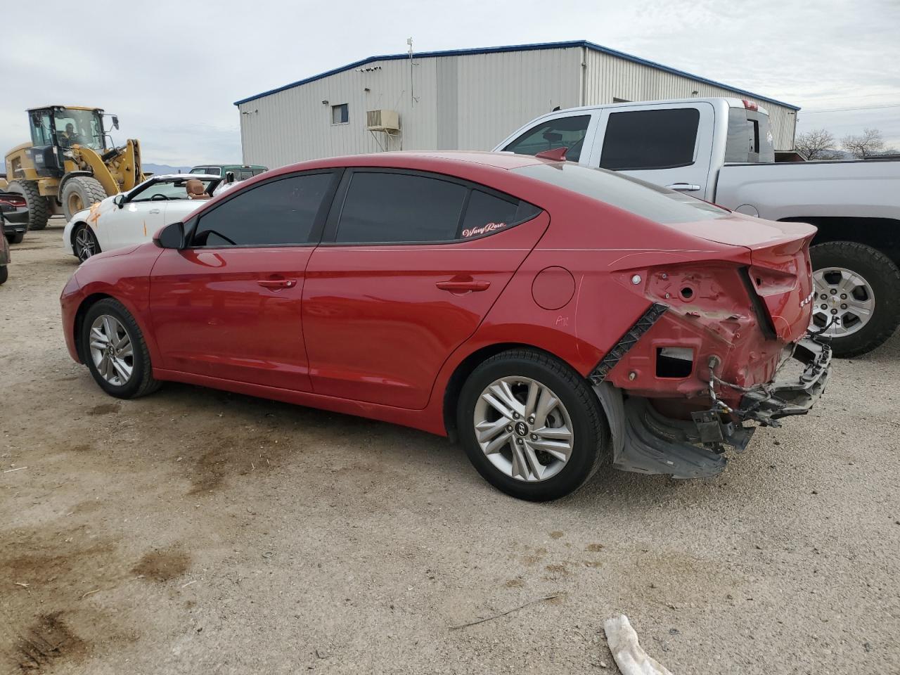 2020 Hyundai Elantra VIN KMHD84LFXLU897533 Copart auction photo, rear end damage thumbnail 2