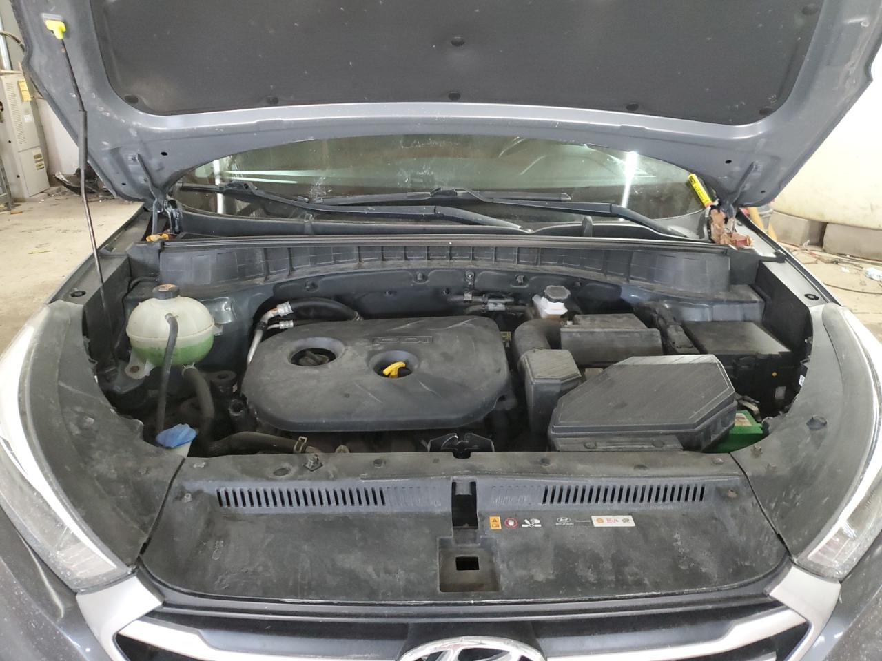 2017 Hyundai Tucson VIN KM8J33A45HU423333 Copart auction photo, rear end / side damage thumbnail 12