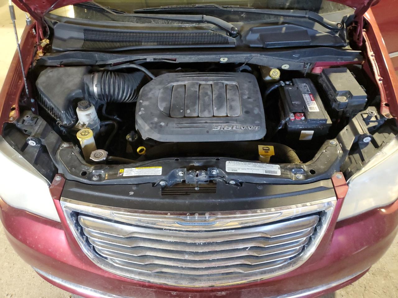2012 Chrysler Town & Country VIN 2C4RC1BG1CR134928 Copart auction photo, rear end / minor dent/scratches damage thumbnail 13