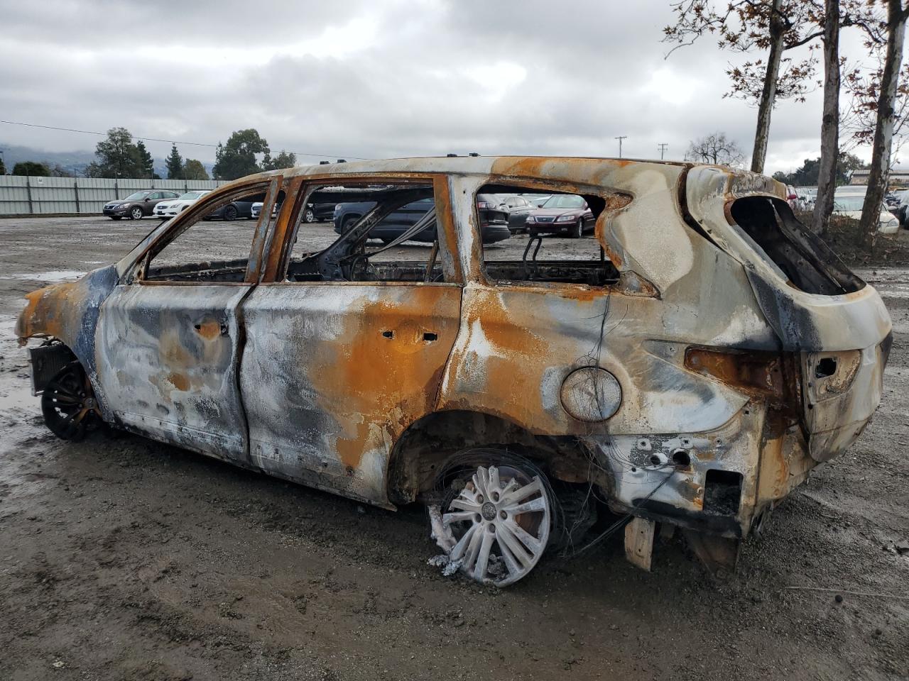 2016 Infiniti QX60 VIN 5N1AL0MNXGC524827 Copart auction photo, burn damage thumbnail 2