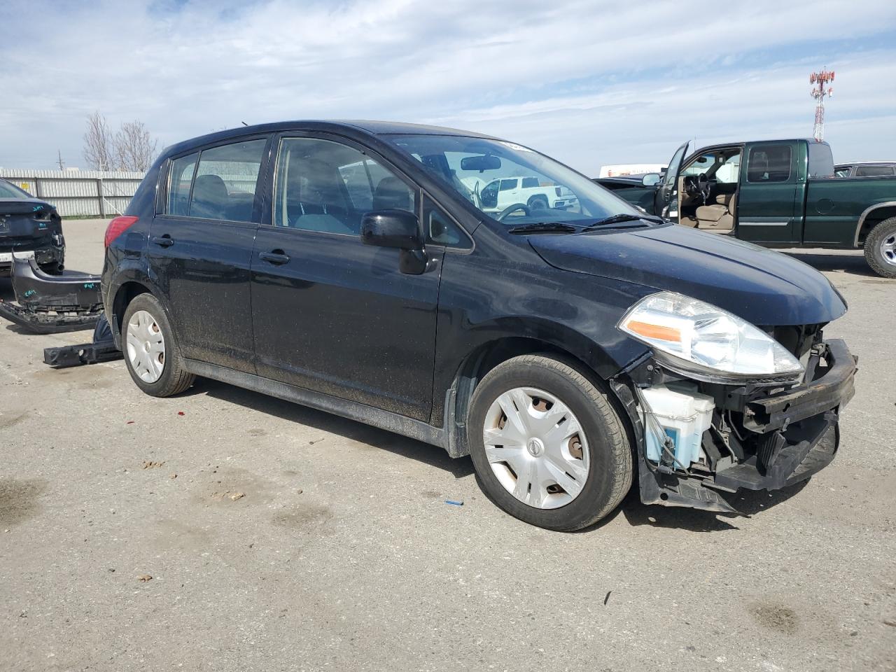 2011 Nissan Versa VIN 3N1BC1CP0BL485845 Copart auction photo, front end damage thumbnail 4