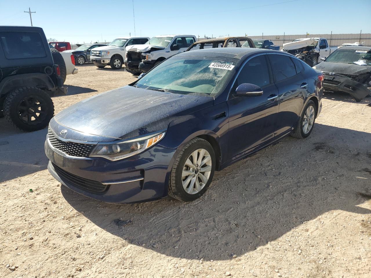 2016 KIA Optima VIN 5XXGU4L37GG056218