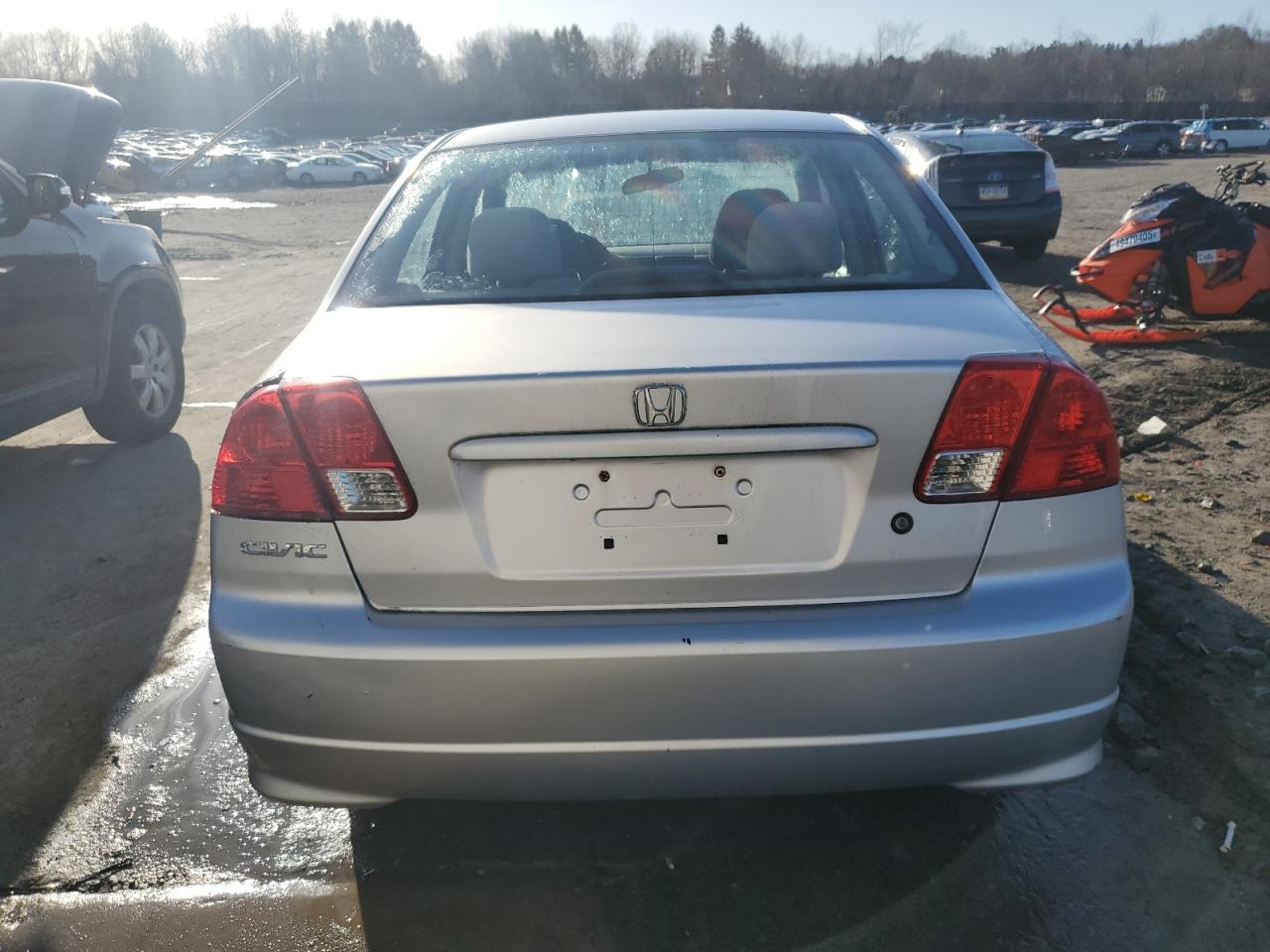2004 Honda Civic VIN 2HGES16354H619140 Copart auction photo, front end / minor dent/scratches damage thumbnail 6