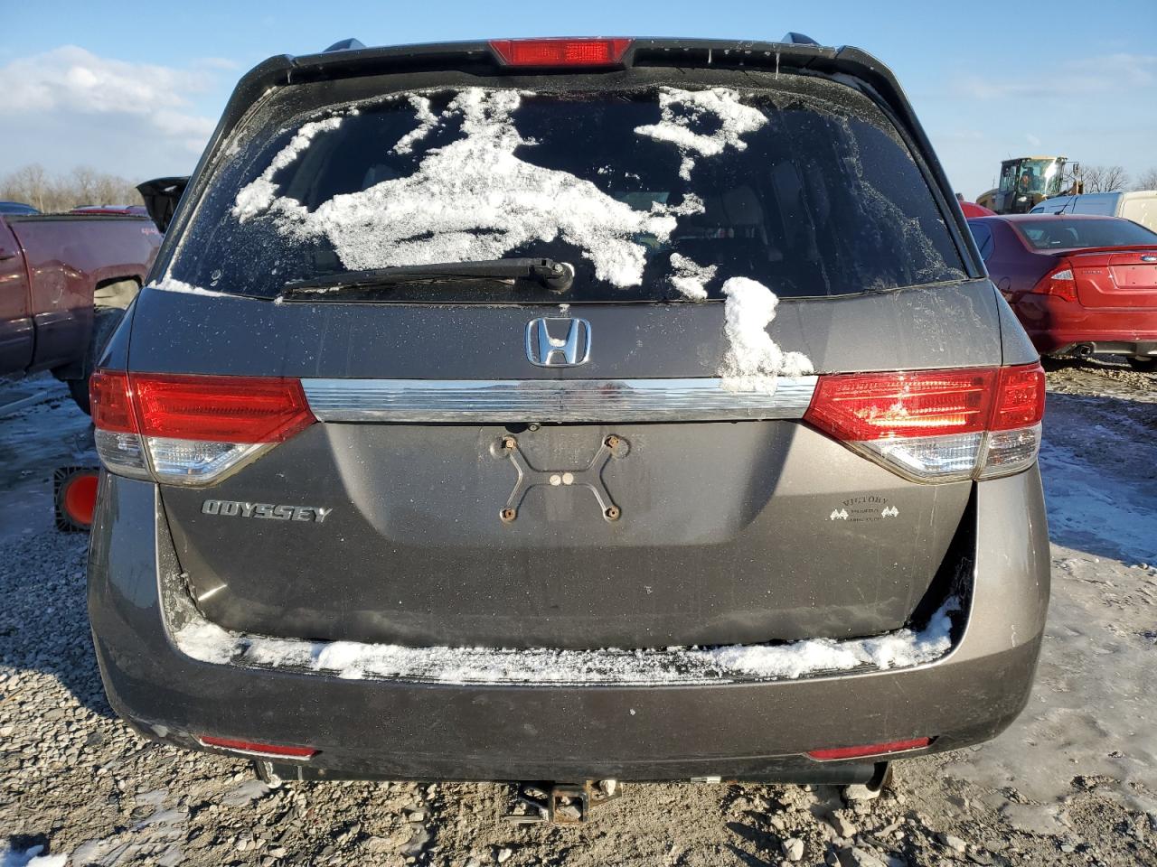 2014 Honda Odyssey VIN 5FNRL5H64EB025190 Copart auction photo, side damage thumbnail 6