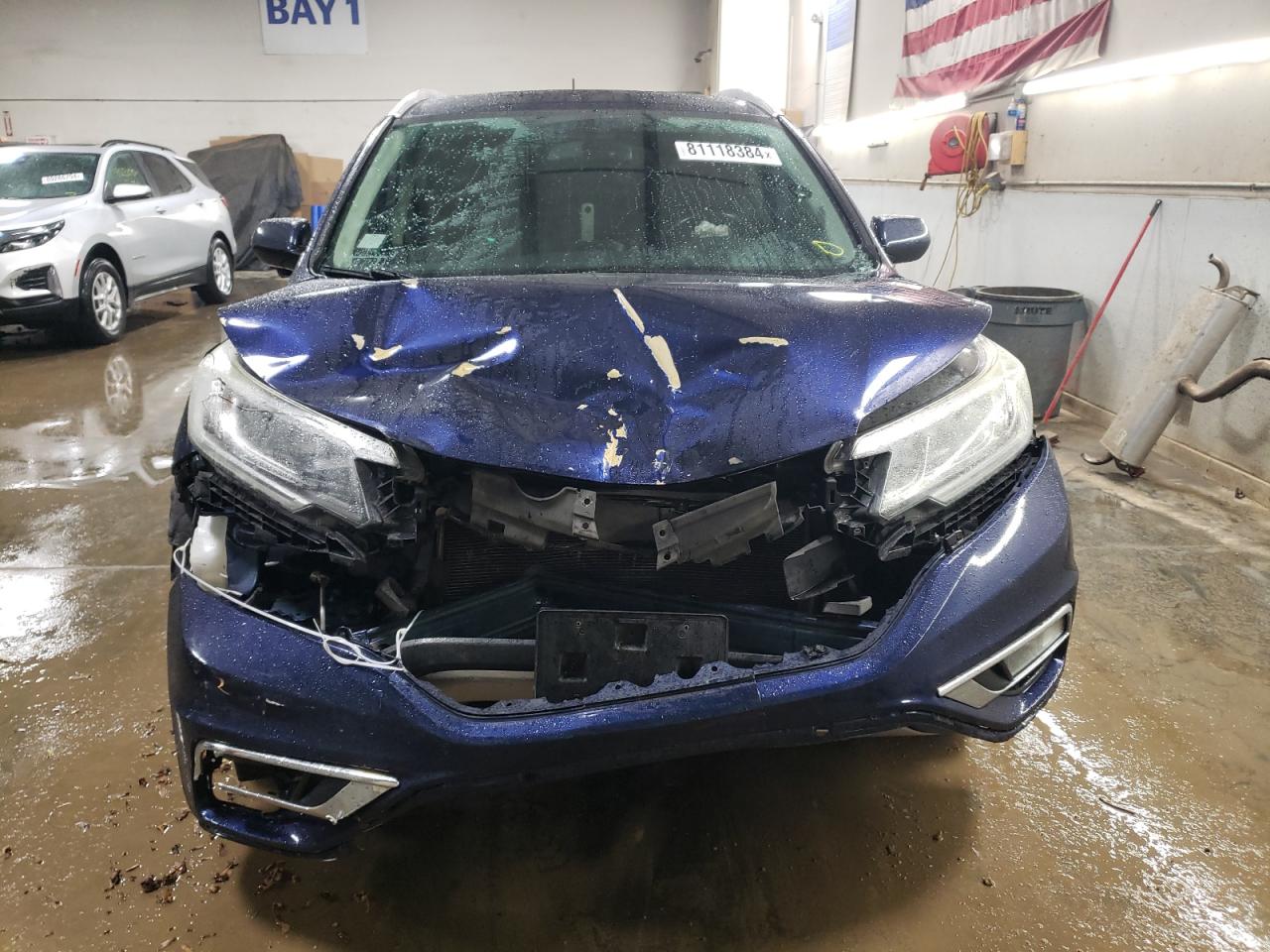 2016 Honda CR-V VIN 2HKRM4H72GH643855 Copart auction photo, front end damage thumbnail 5